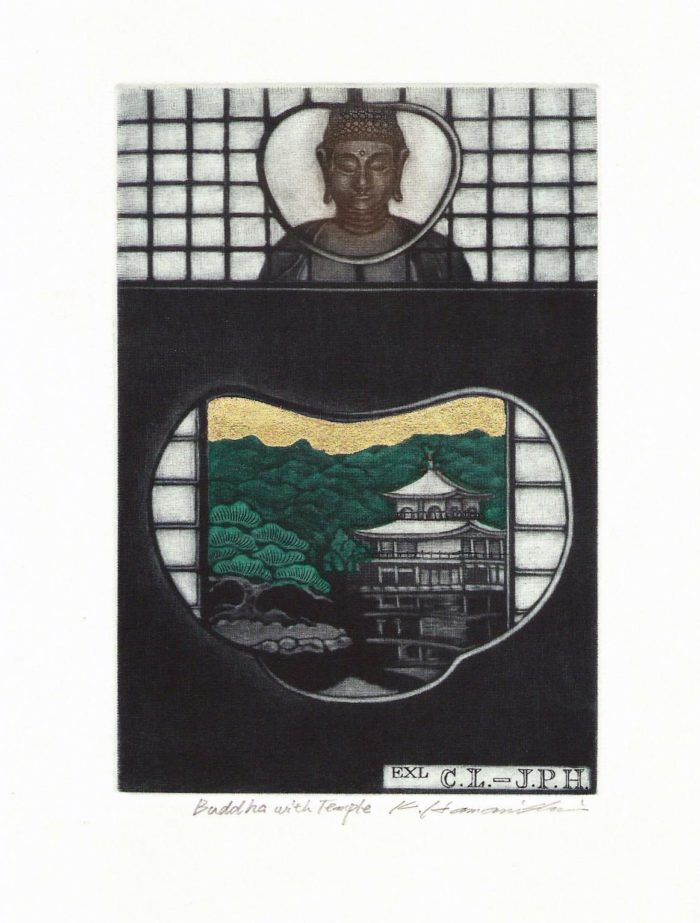 #290 Buddha with Temple