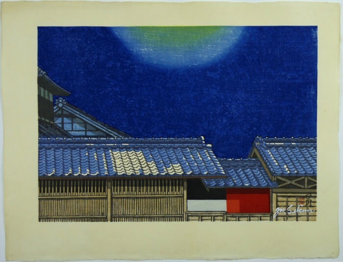 34. Futakawa: Moon at Zenith