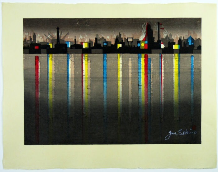 44. Yokkaichi: Oil Refinery Complex at Night