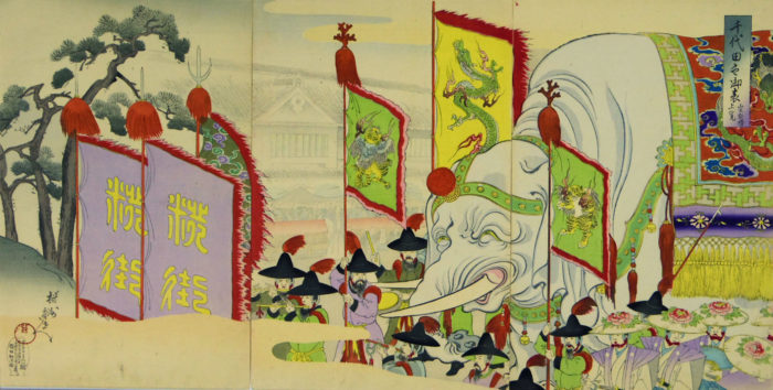 Chiyoda no On-Omote (The Front of Chiyoda Palace) Sanno Festival
