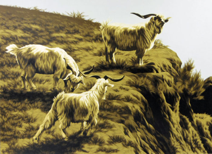 Three Auspicious Goats