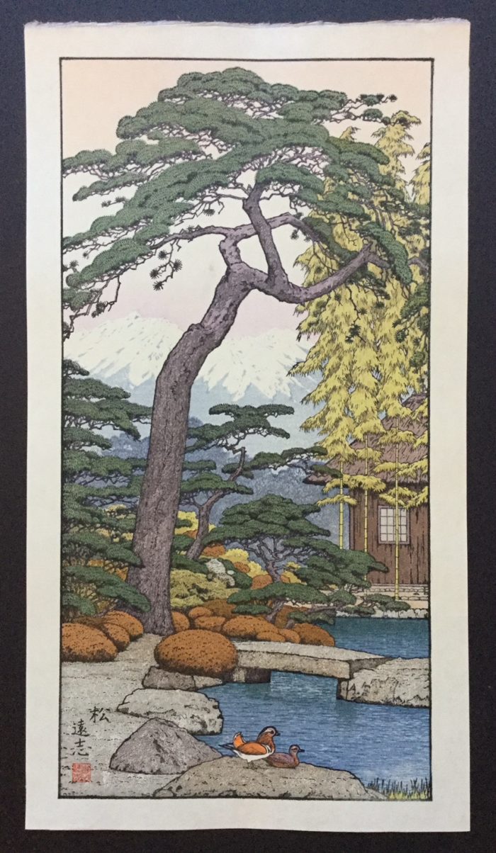 The Friendly Garden Triptych - Pine, Bamboo and Plum - Image 3