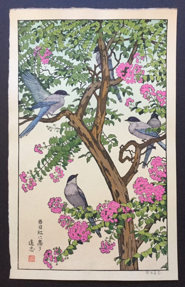 Birds of the Seasons: Summer (Gathering in Crape Myrtle)