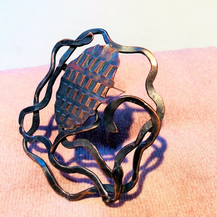 #123 Copper Brooch - Image 2