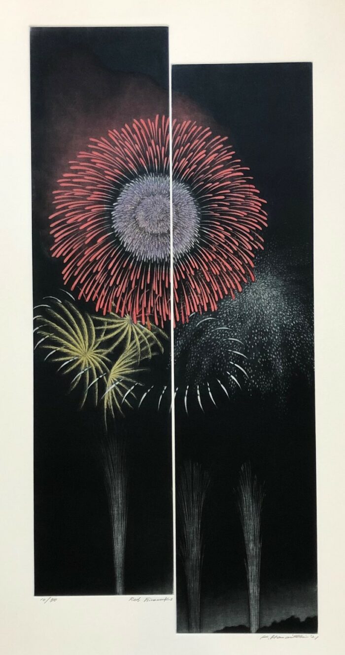 Red Fireworks
