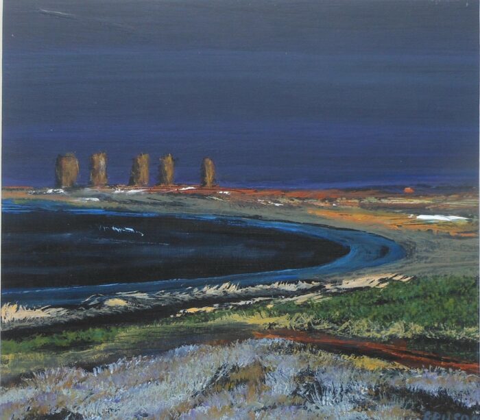 Jon Jay Cruson - Summer Night Five Trees