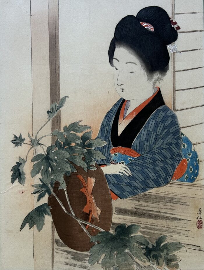 Kumon Kikusen: Woman With a Hat